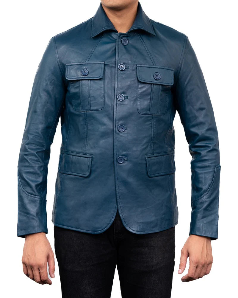 Dylan Leather Blazer